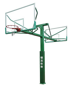 T型背靠背地埋式籃球架